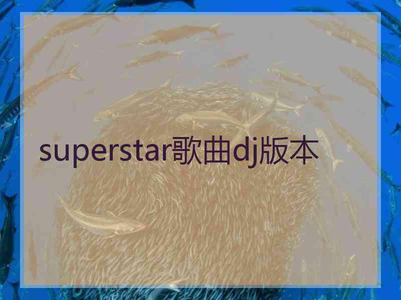 superstar歌曲dj版本