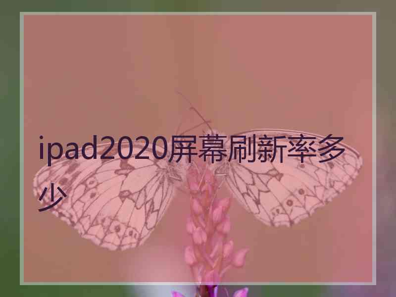 ipad2020屏幕刷新率多少