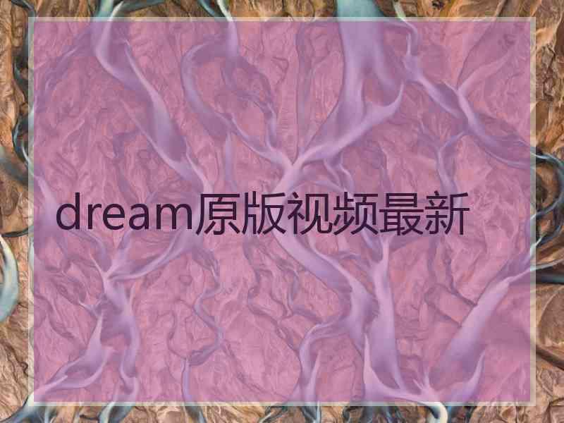 dream原版视频最新