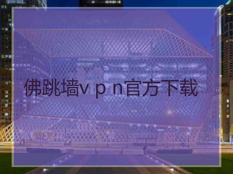 佛跳墙v p n官方下载