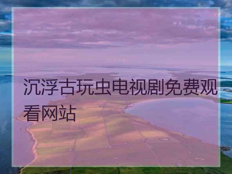 沉浮古玩虫电视剧免费观看网站