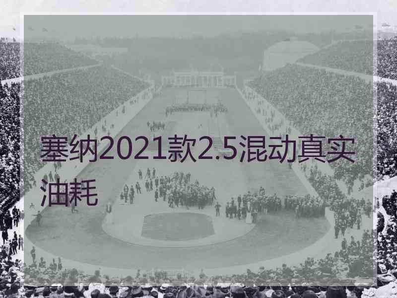 塞纳2021款2.5混动真实油耗