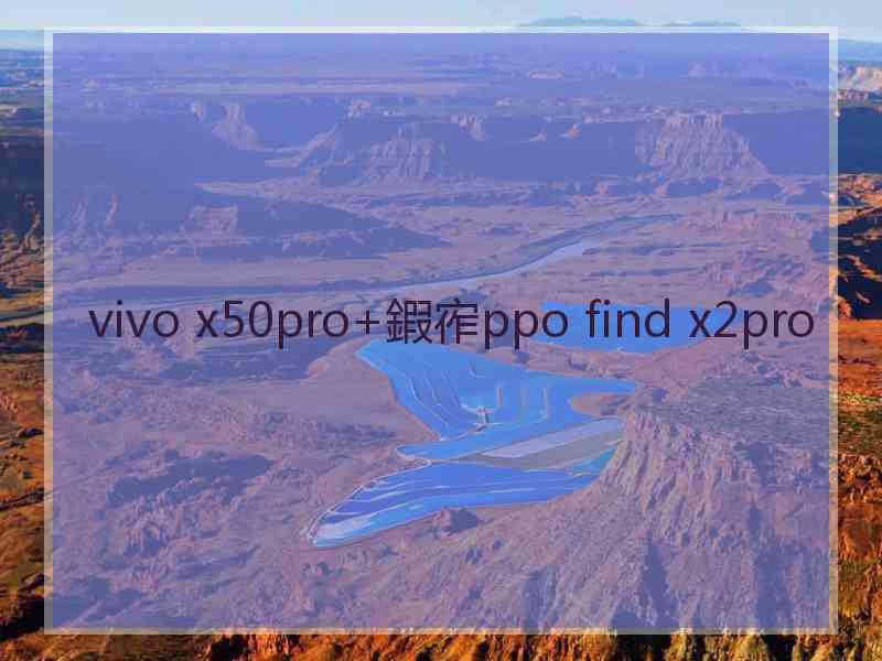 vivo x50pro+鍜宱ppo find x2pro