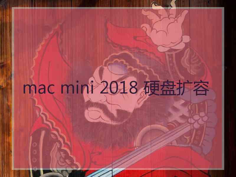 mac mini 2018 硬盘扩容