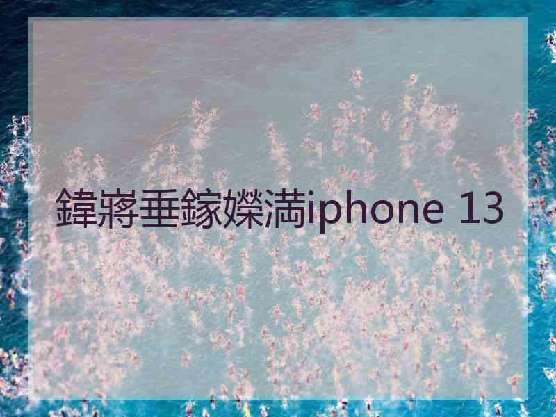 鍏嶈垂鎵嬫満iphone 13