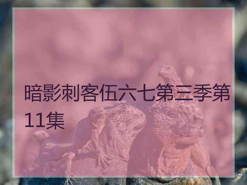 暗影刺客伍六七第三季第11集