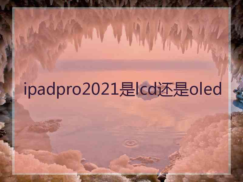 ipadpro2021是lcd还是oled