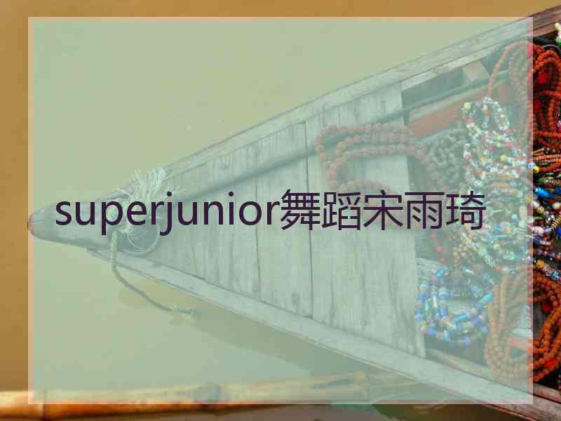 superjunior舞蹈宋雨琦