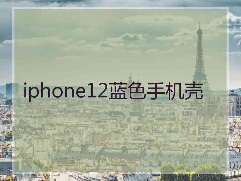 iphone12蓝色手机壳