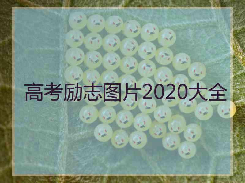 高考励志图片2020大全