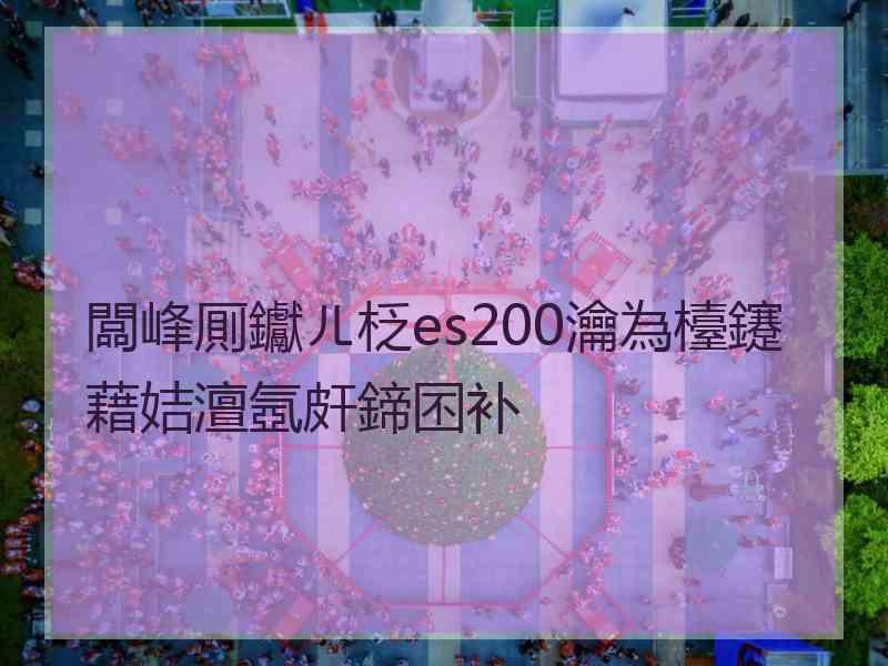 闆峰厠钀ㄦ柉es200瀹為檯鑳藉姞澶氬皯鍗囨补