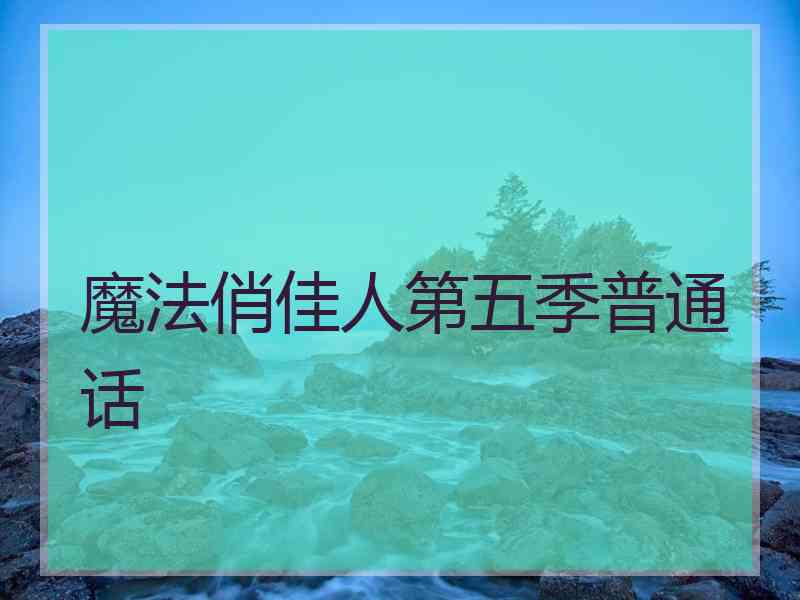 魔法俏佳人第五季普通话