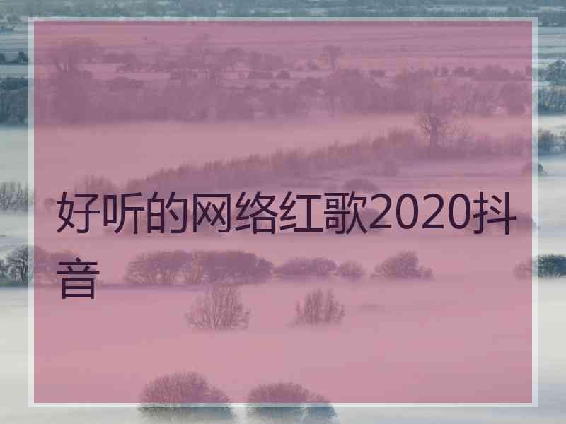 好听的网络红歌2020抖音