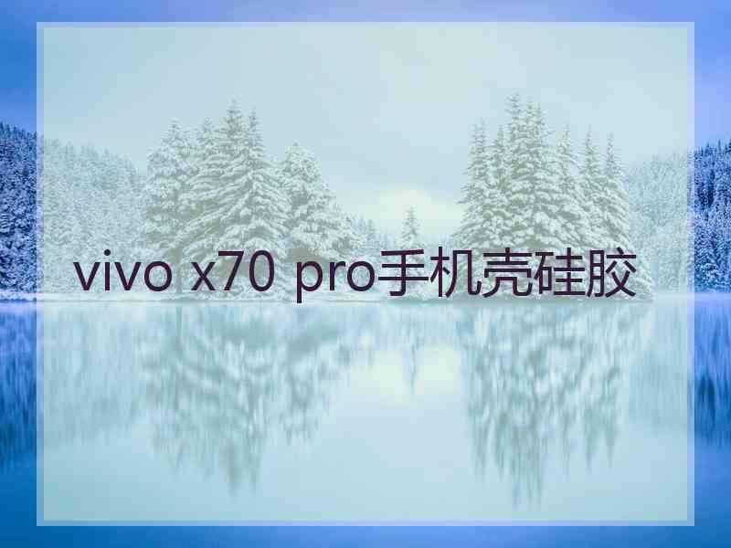 vivo x70 pro手机壳硅胶