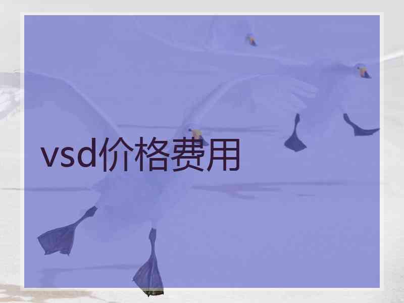 vsd价格费用