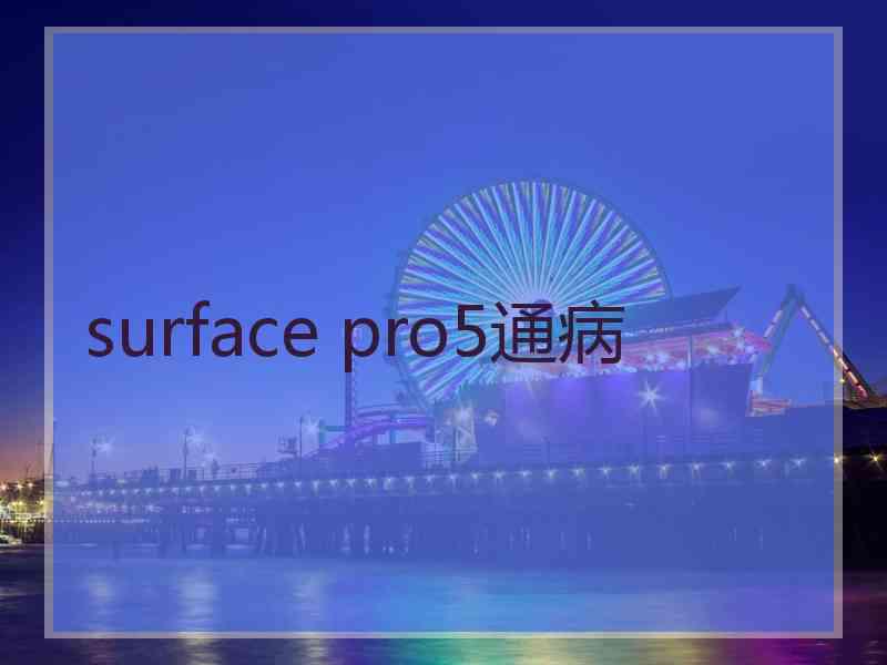 surface pro5通病