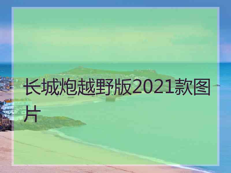 长城炮越野版2021款图片