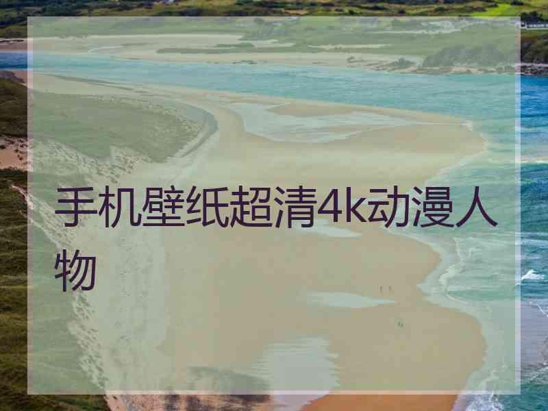 手机壁纸超清4k动漫人物