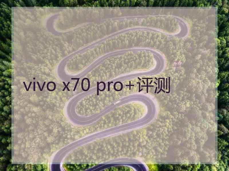 vivo x70 pro+评测