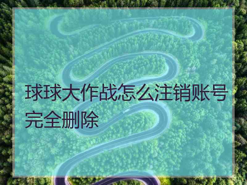 球球大作战怎么注销账号完全删除