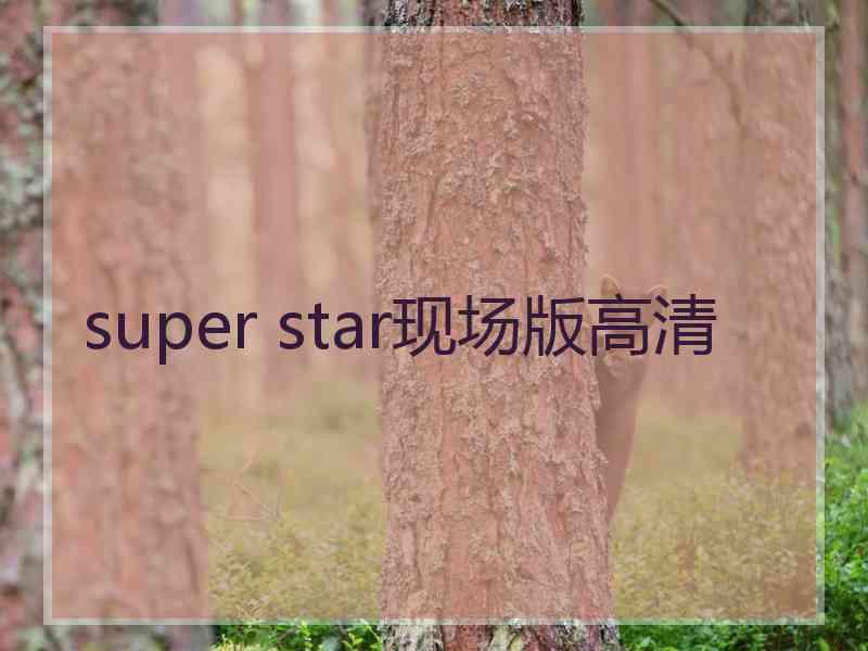 super star现场版高清