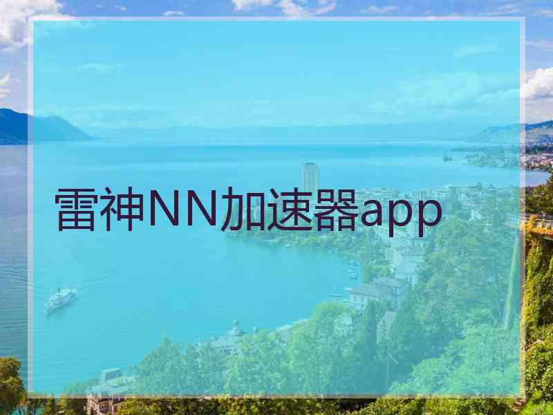 雷神NN加速器app