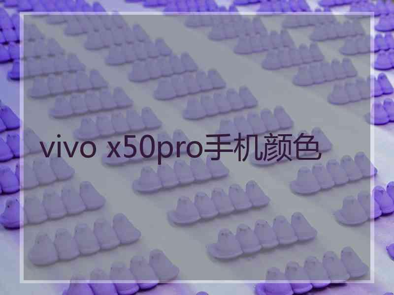 vivo x50pro手机颜色