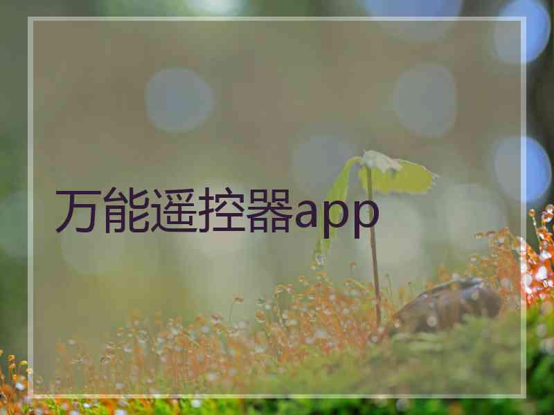 万能遥控器app