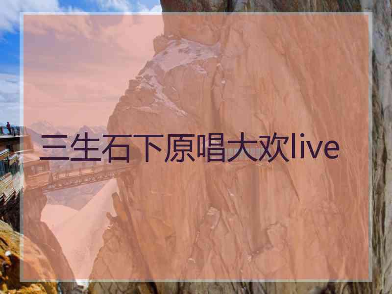 三生石下原唱大欢live