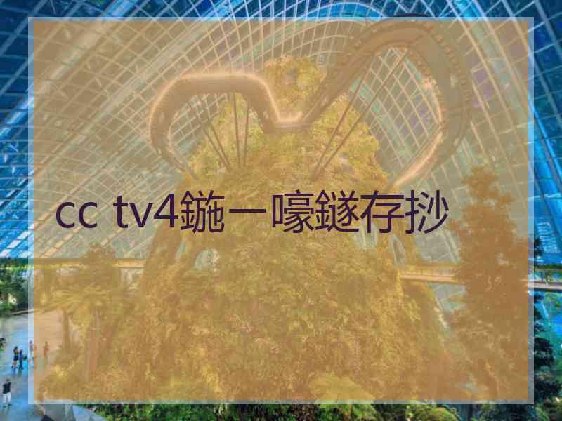 cc tv4鍦ㄧ嚎鐩存挱