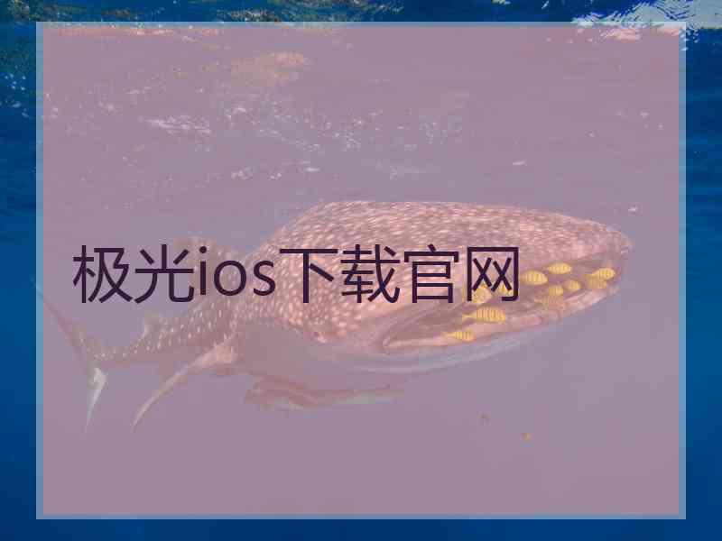 极光ios下载官网