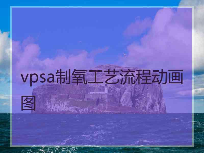 vpsa制氧工艺流程动画图