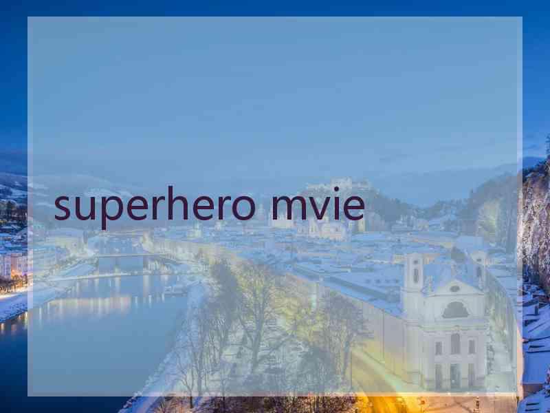 superhero mvie