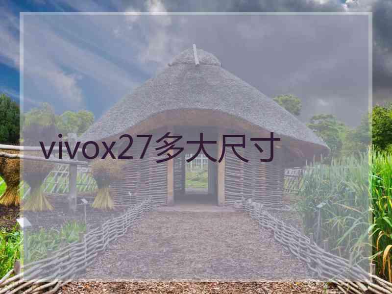 vivox27多大尺寸