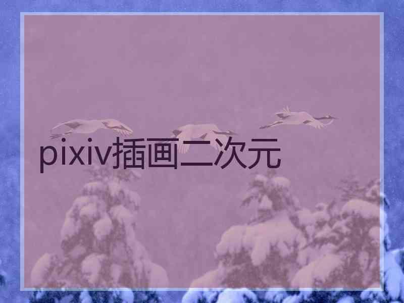 pixiv插画二次元