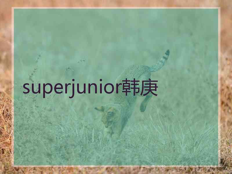 superjunior韩庚