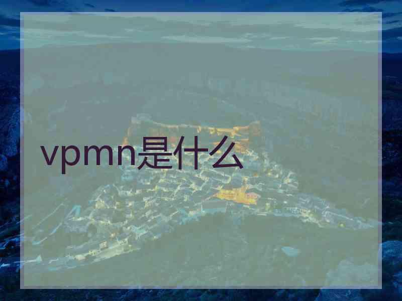 vpmn是什么