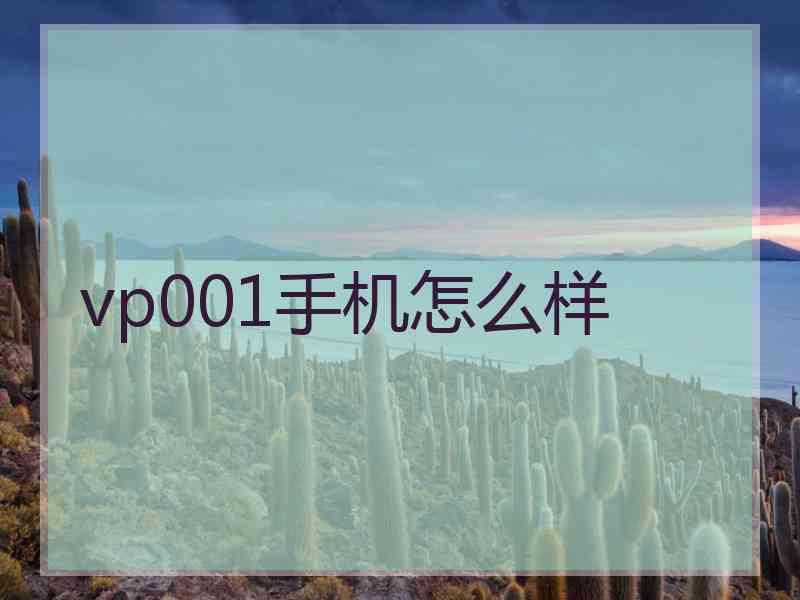 vp001手机怎么样