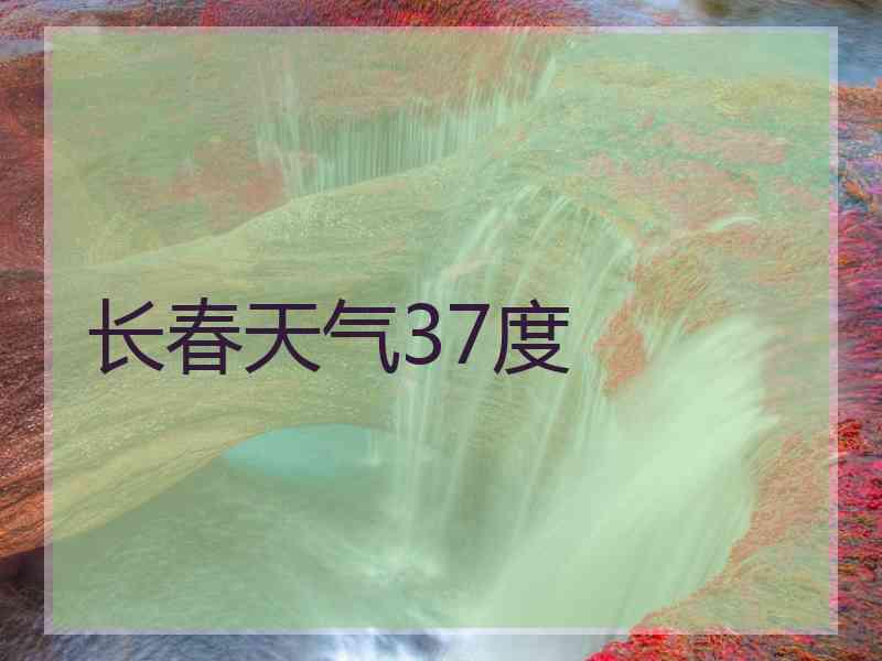 长春天气37度