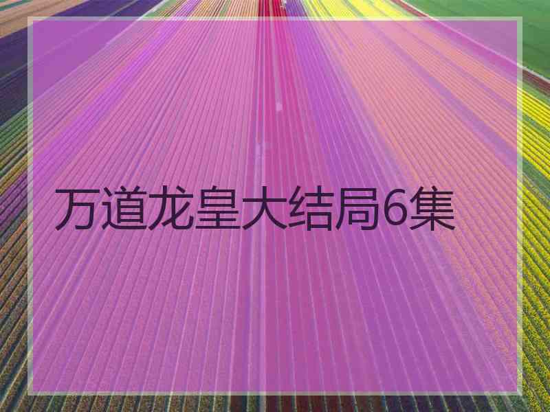 万道龙皇大结局6集