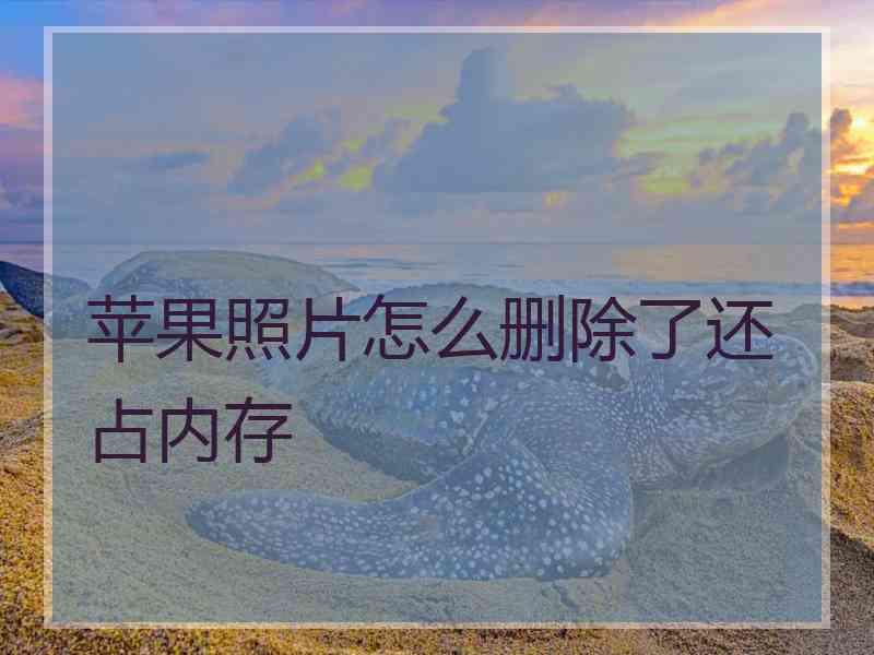 苹果照片怎么删除了还占内存