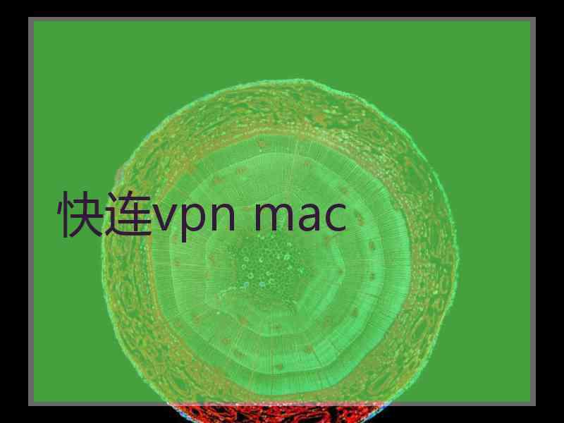 快连vpn mac