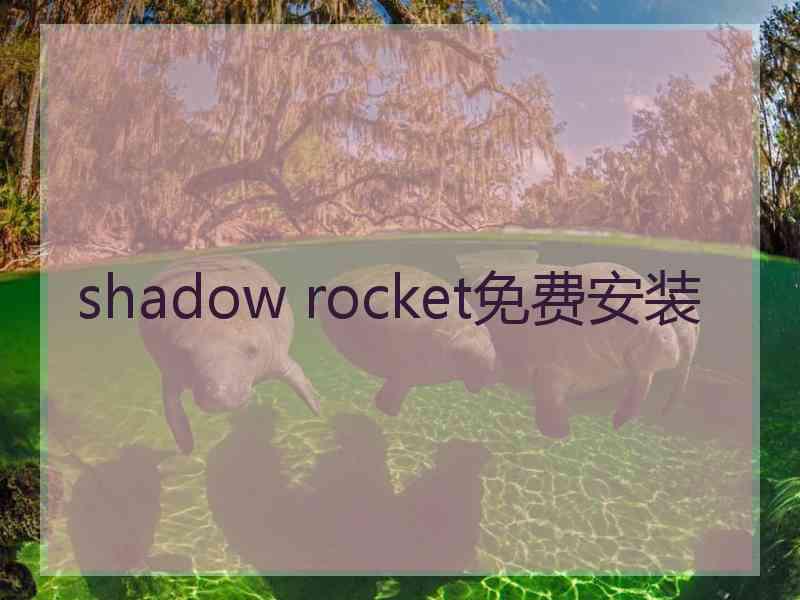 shadow rocket免费安装