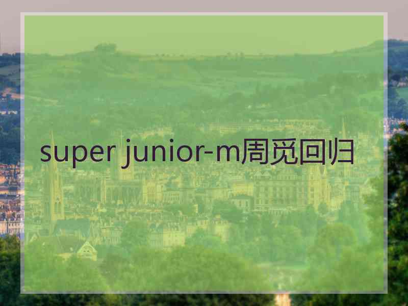 super junior-m周觅回归