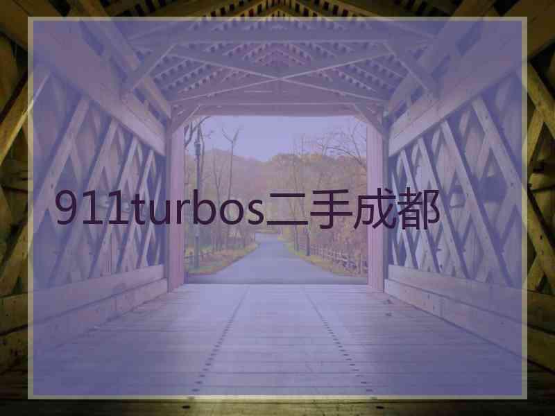 911turbos二手成都