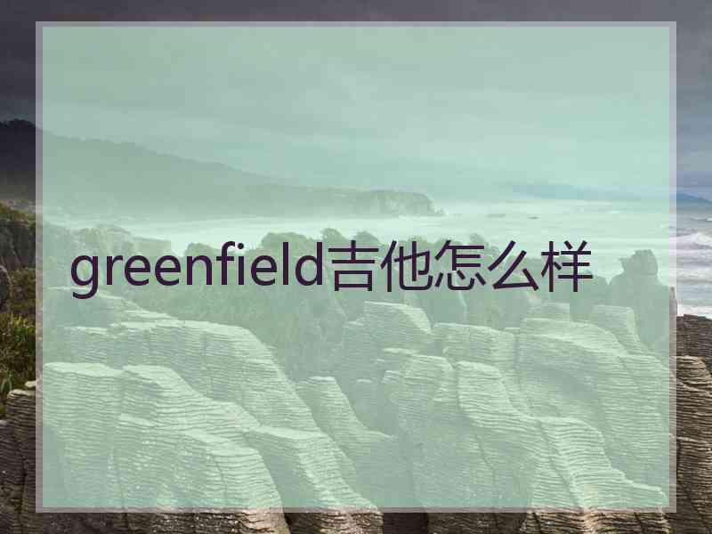 greenfield吉他怎么样