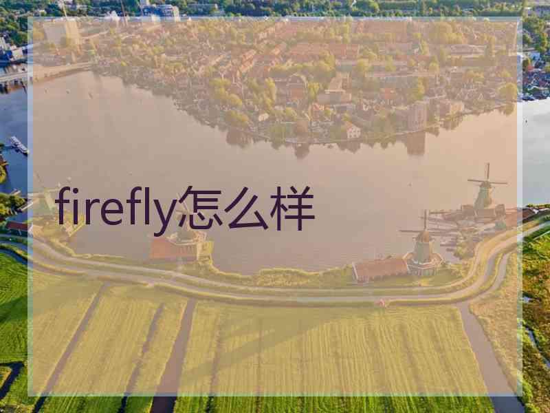 firefly怎么样