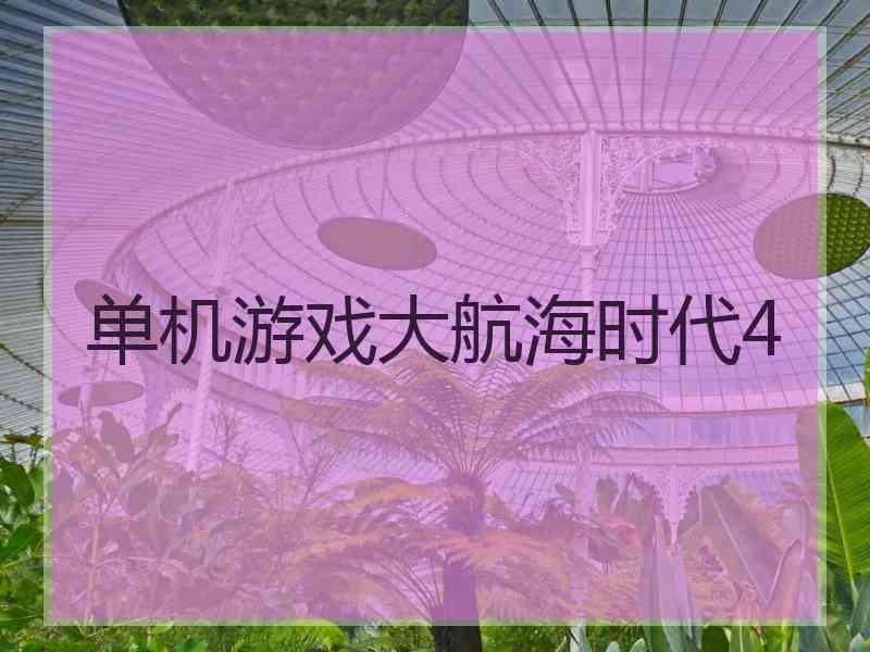 单机游戏大航海时代4