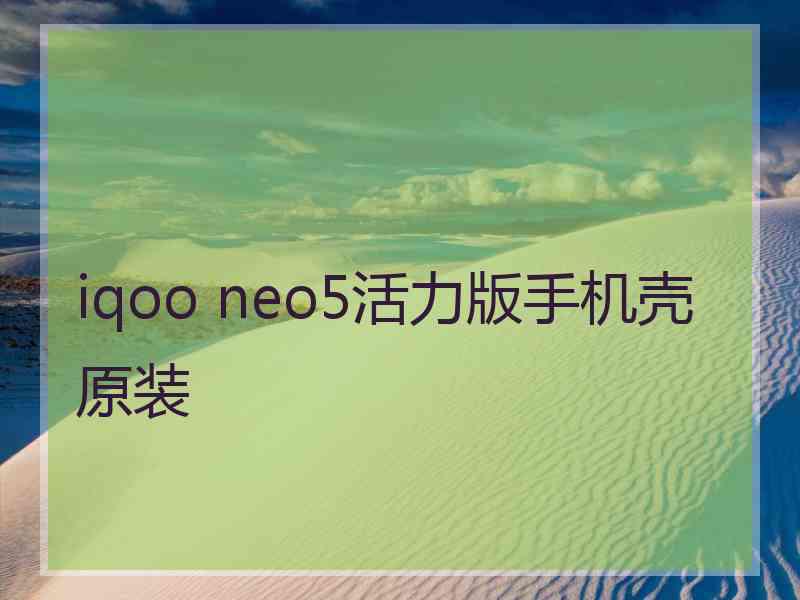 iqoo neo5活力版手机壳原装