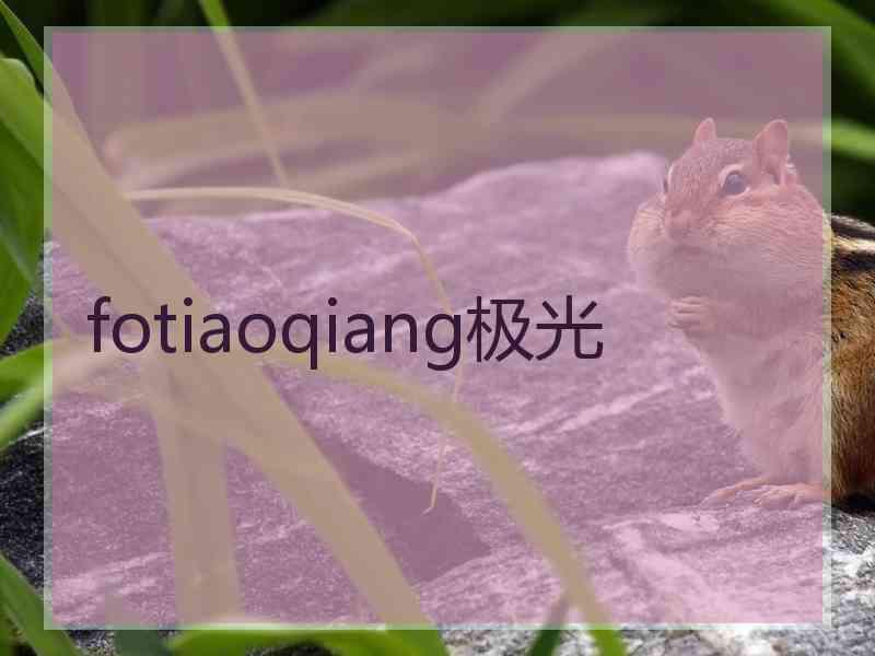 fotiaoqiang极光